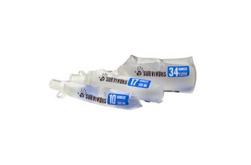 Image of 12 Survivors Collapsible Water .3L Bottle, Clear, TS76004