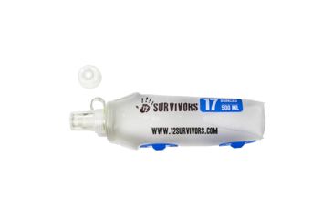 Image of 12 Survivors Collapsible Water .5L Bottle, Clear, TS76005