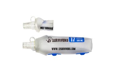 Image of 12 Survivors Collapsible Water .5L Bottle, Clear, TS76005