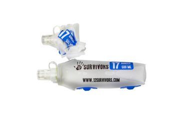 Image of 12 Survivors Collapsible Water .5L Bottle, Clear, TS76005