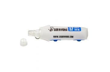 Image of 12 Survivors Collapsible Water .5L Bottle, Clear TS76005