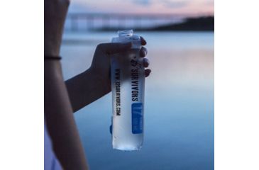 Image of 12 Survivors Collapsible Water .5L Bottle, Clear, TS76005