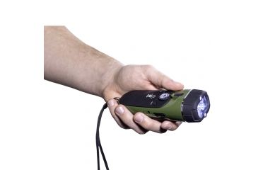 Image of 12 Survivors Emergency Hand Crank Radio/Flashlight TS23000