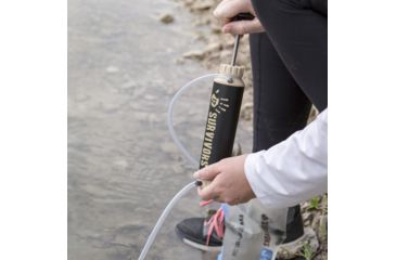 Image of 12 Survivors Hand Pump Water Purifier, Tan, TS76003