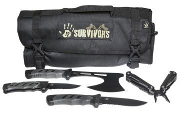 Image of 12 Survivors Knife Rollup Kit TS42001B