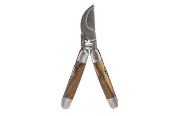 Image of 12 Survivors Pocket Harvester, Zebra Wood Handle TS72002B