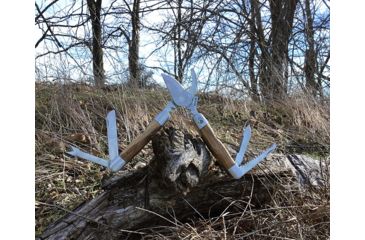 Image of 12 Survivors Pocket Harvester, Zebra Wood Handle, TS72002B