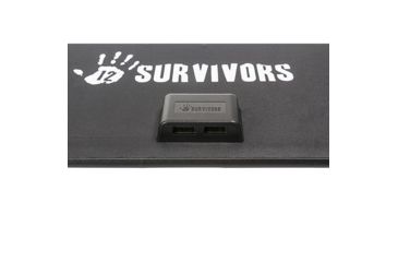 Image of 12 Survivors SolarFlare 11 Solar Charging Panel, 10.6 Watt Capacity, Black, 10.1in x 13in, TS28001