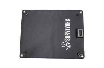 Image of 12 Survivors SolarFlare 11 Solar Charging Panel, 10.6 Watt Capacity, Black, 10.1in x 13in TS28001