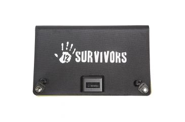 Image of 12 Survivors SolarFlare 11 Solar Charging Panel, 10.6 Watt Capacity, Black, 10.1in x 13in TS28001