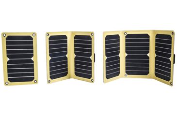 Image of 12 Survivors SolarFlare 16 Solar Charging Panel, 15.9 Watt Capacity, Black, 10.1in x 19in, TS28002