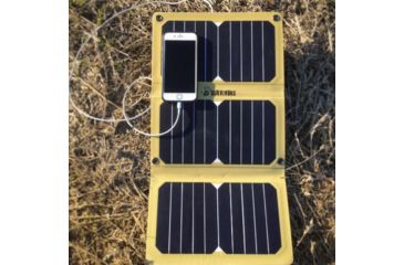 Image of 12 Survivors SolarFlare 16 Solar Charging Panel, 15.9 Watt Capacity, Black, 10.1in x 19in, TS28002