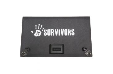 Image of 12 Survivors SolarFlare 16 Solar Charging Panel, 15.9 Watt Capacity, Black, 10.1in x 19in TS28002
