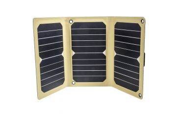 Image of 12 Survivors SolarFlare 16 Solar Charging Panel, 15.9 Watt Capacity, Black, 10.1in x 19in TS28002
