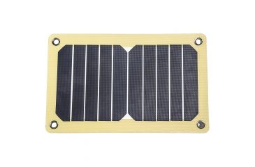 Image of 12 Survivors SolarFlare 5 Solar Charging Panel,  5.3 Watt Capacity, Black, 6.4in x 11.2in TS28000