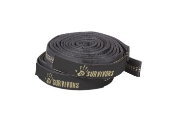 Image of 12 Survivors Tree Nook Replacement Straps, Black, TS75004.001