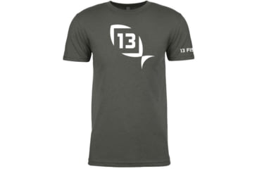 Image of Rapala Classic Gray Lifestyle Logo T-Shirts - Men's, Small, Gray/White, SSS8-S