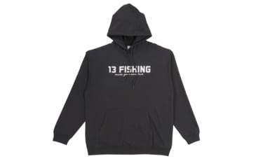 Image of Rapala Facepunch Hoodie w/White Logo - Men's, Medium, Black, HD3-M