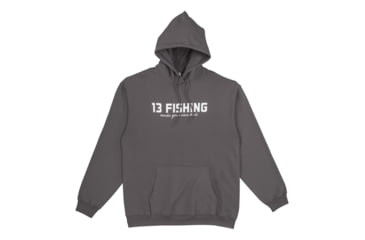 Image of Rapala Facepunch Hoodie w/White Logo - Men's, Extra Large, Gray, HD2-XL