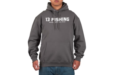 Image of Rapala Facepunch Hoodie w/White Logo - Men's, Extra Large, Gray, HD2-XL