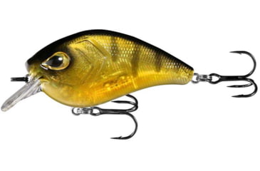 Image of Rapala Flatty Daddy Flat Sided Crankbait 2.5in, 1/2oz, Clear Perch, 2.5in, FD65-6-65