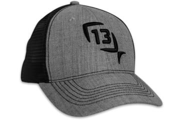 Image of Rapala Gray Matter Curved Brim Snapback Ballcap - Men's, Gray, One Size, 13FCGBLK