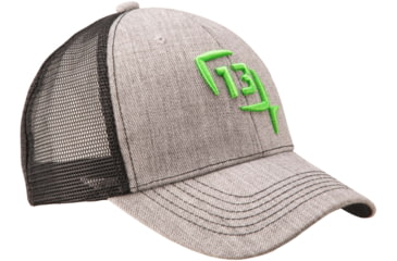 Image of Rapala Green Matter Curved Brim Snapback Ballcap - Men's, Gray, One Size, 13FCGGRN