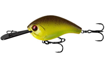 Image of Rapala Jabber Jaw Hybrid Squarebill 1/2oz, 3-5ft, Chartreuse Root Beer, 2.3in, JJC60-80