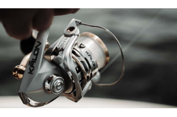 Image of Rapala Kalon C Spinning Reel 5.2:1 Gear Ratio, Fresh, Salt, Gray, 2, KLC-6.2-2.0