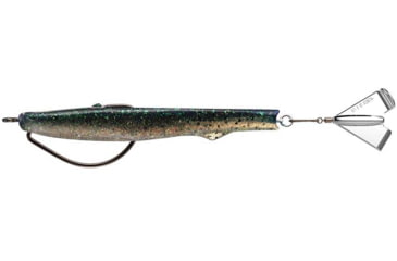 Image of Rapala Motor Boat Swimbait Wide Gap Fishing Hook w/ Hard Rear Prop, 3/8oz, 4in, 1 Piece, Boss Nugget, MBT4-23