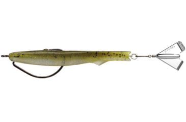 Image of Rapala Motor Boat Swimbait Wide Gap Fishing Hook w/ Hard Rear Prop, 3/8oz, 4in, 1 Piece, Cinnamon Toast, MBT4-8