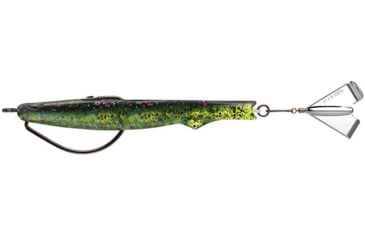 Image of Rapala Motor Boat Swimbait Wide Gap Fishing Hook w/ Hard Rear Prop 3/8oz, 4in, 1 Piece, Mardi Craw, MBT4-22