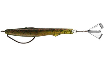Image of Rapala Motor Boat Swimbait Wide Gap Fishing Hook w/ Hard Rear Prop, 3/8oz, 4in, 1 Piece, OG Sour, MBT4-15