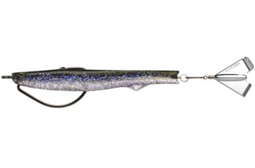 Image of Rapala Motor Boat Swimbait Wide Gap Fishing Hook w/ Hard Rear Prop, 3/8oz, 4in, 1 Piece, Royal Irishman, MBT4-20