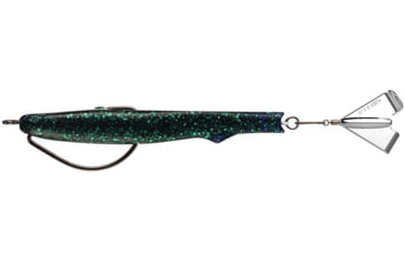Image of Rapala Motor Boat Swimbait Wide Gap Fishing Hook w/ Hard Rear Prop 3/8oz, 4in, 1 Piece, Witches Brew, MBT4-13