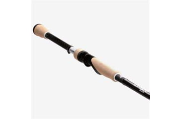 Image of Rapala Omen Black Spinning Rod, 6ft 7in, Medium Light, Extra Fast, 1 Piece, OB3S67ML