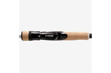 Image of Rapala Omen Black Spinning Rod, 6ft 7in, Medium Light, Extra Fast, 1 Piece, OB3S67ML