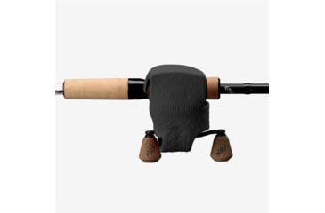 Image of Rapala Skull Cap Low-Profile Baitcast Reel Cover, Fits Most, Right And Left Hand Baitcast Reels, Black, 3in, SC-C2-BLK