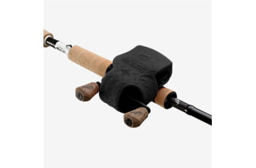 Image of Rapala Skull Cap Low-Profile Baitcast Reel Cover, Fits Most, Right And Left Hand Baitcast Reels, Black, 3in, SC-C2-BLK