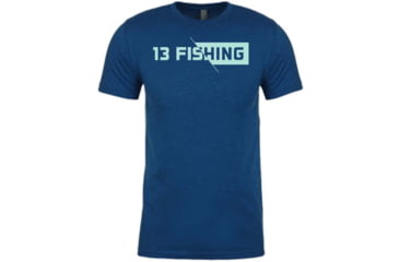 Image of Rapala Slash Lifestyle Logo T-Shirt s - Men's, Small, Blue/Light Blue, SSS5-S
