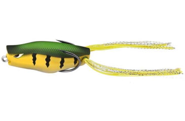 Image of Rapala Trash Panda Poppin Frog 2.5in, 9/16oz, Pimpin Perch, 2.5in, TPPF-33
