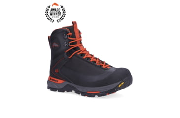 Image of Simms Fishing Products G4 PRO Powerlock Wading BootVibram - Mens, Carbon, 9, 13507-003-09