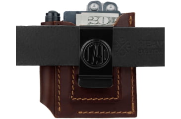 Image of 1791 Gunleather EDC Action Clip Duo Multitool Wallet, Chesnut, AC-DUO-CHN-A