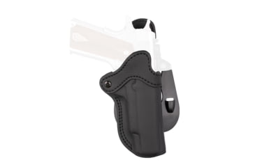 Image of 1791 Gunleather Optic Ready Multi-Fit Paddle Holster 2.3, 1911, 4-5in, Right, Black, ORPDH23SBLR