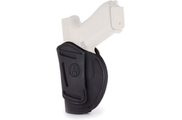 Image of 1791 Gunleather 4 Way Concealment &amp; Belt Leather Holster, Left Hand, Stealth Black, 4WH-5-SBL-L