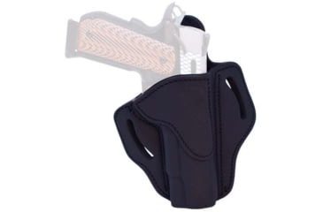 Image of 1791 Gunleather Belt Holster OWB, Left Hand, Stealth Black, BHC-SBL-L