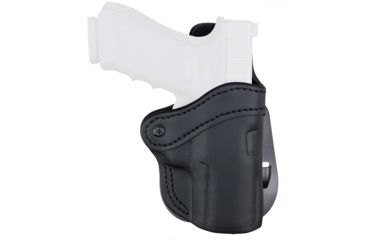 Image of 1791 Gunleather BH 2.4S Paddle Holster, Size 2.4S, Right Hand, Stealth Black, PDH-2.4S-SBL-R