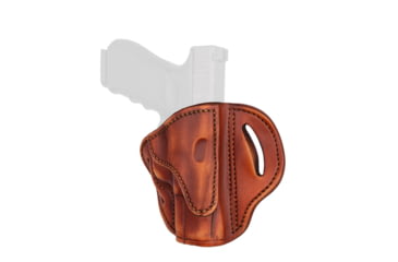Image of 1791 Gunleather BH2.1- Open Top Multi-Fit Belt Holster 2.1, Glock 17/19, FN FNS-9, Ruger SR9, Right Hand, Size 2.1, Vintage, Vintage, 2.1, BH2.1-VTG-R