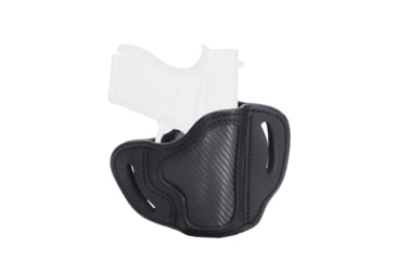 Image of 1791 Gunleather BHC- Carbon Fiber Open Top Belt Holster for Micro-Frame Firearms, Ruger SR22, Sig P365, Right Hand, Size C, Brown, Brown, 0, FCD-0-BRW-L