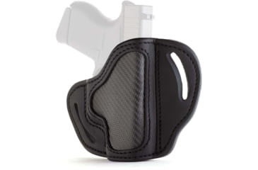 Image of 1791 Gunleather BHC- Carbon Fiber Open Top Belt Holster for Micro-Frame Firearms, Ruger SR22, Sig P365, Right Hand, Stealth Black, Size C, CF-BHC-SBL-R